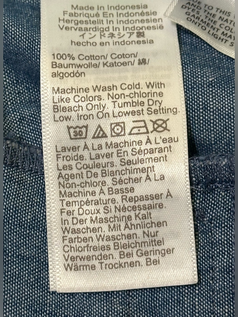 J.Crew 5” Classic Chambray Shorts Echo Blue Wash Size 10 Cotton - Picture 8 of 12